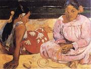 Paul Gauguin Tahitian Women oil on canvas